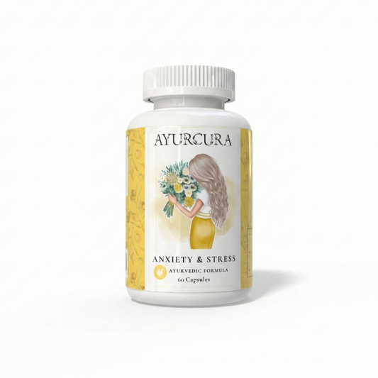 Ayurcura Anxiety & Stress Relief Capsules
